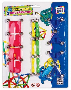 Магнитный конструктор - Волшебное притяжение - Фигуры 1, 42 детали (Kribly Boo, 1194_magnit)